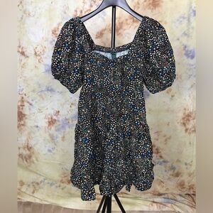 NEW WITH TAGS Wild Fable Puff Sleeve Floral Dress XS